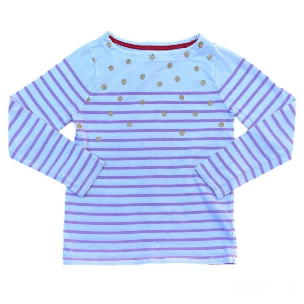 Mini Boden Sparkle top 6-7